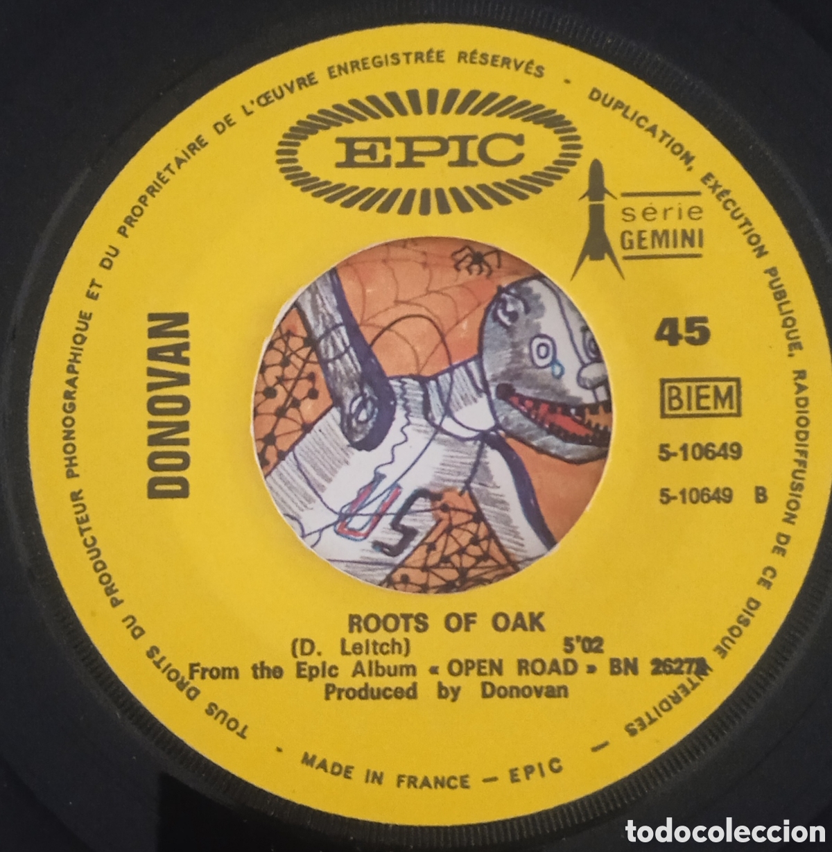 Discos de vinilo: DONOVAN - Riki tiki tavi (1970) single - Foto 4