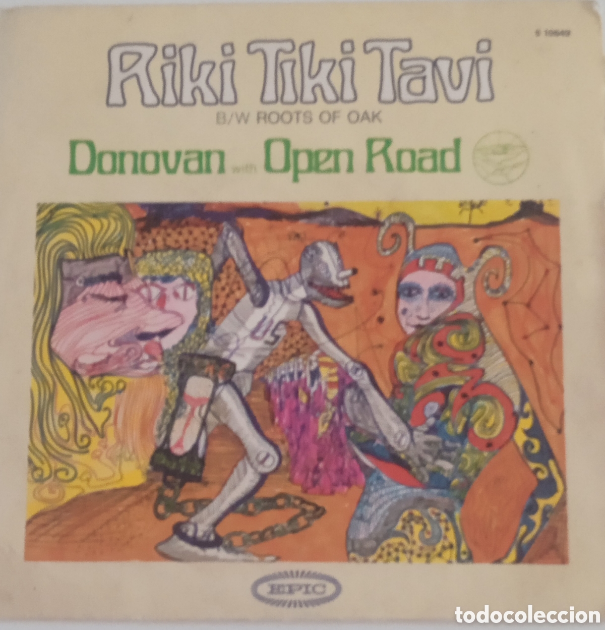 Discos de vinilo: DONOVAN - Riki tiki tavi (1970) single - Foto 1