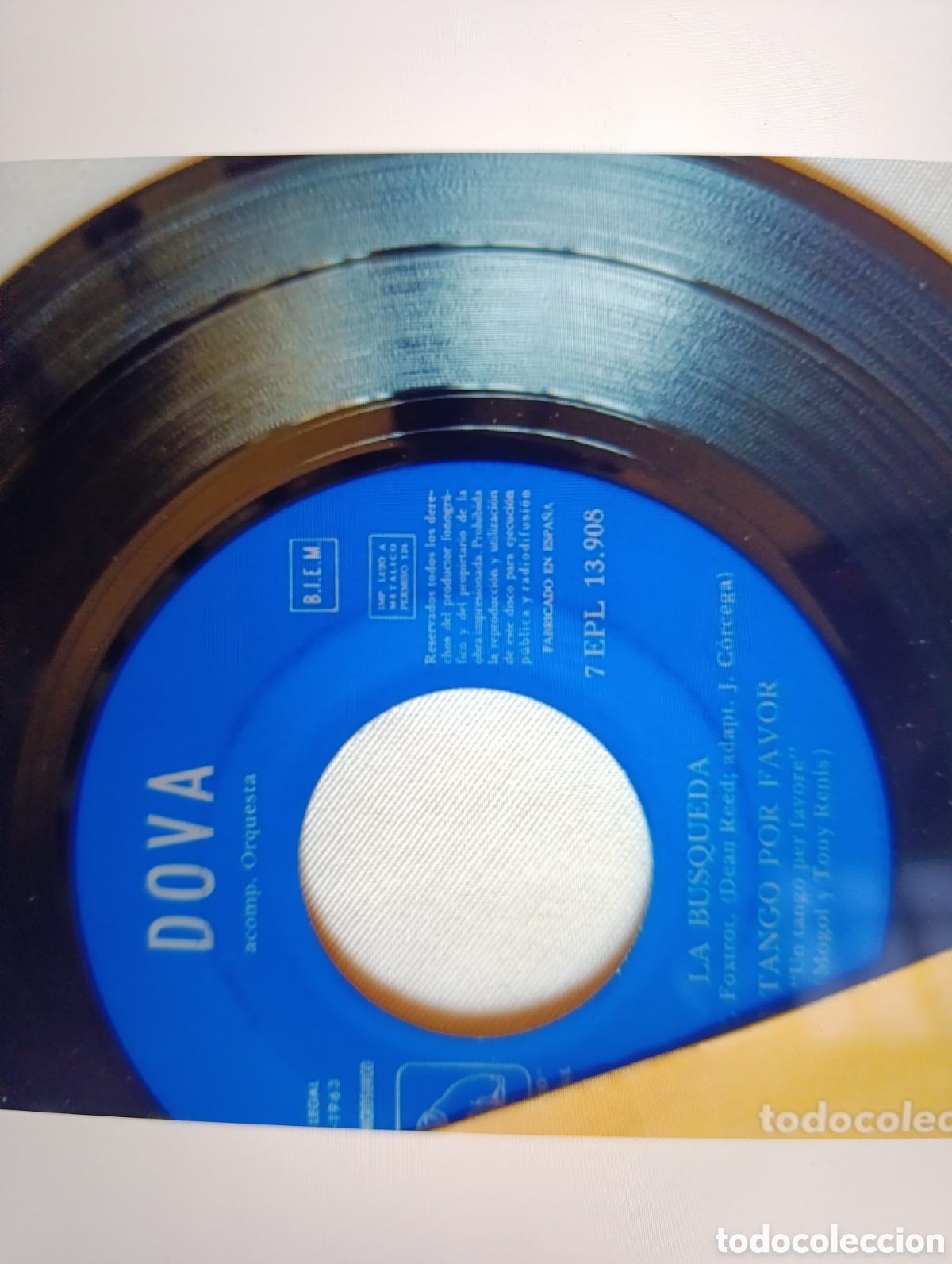 Discos de vinilo: DOVA - EP- SELLO ODEON - SINGLE -1963- - Foto 2