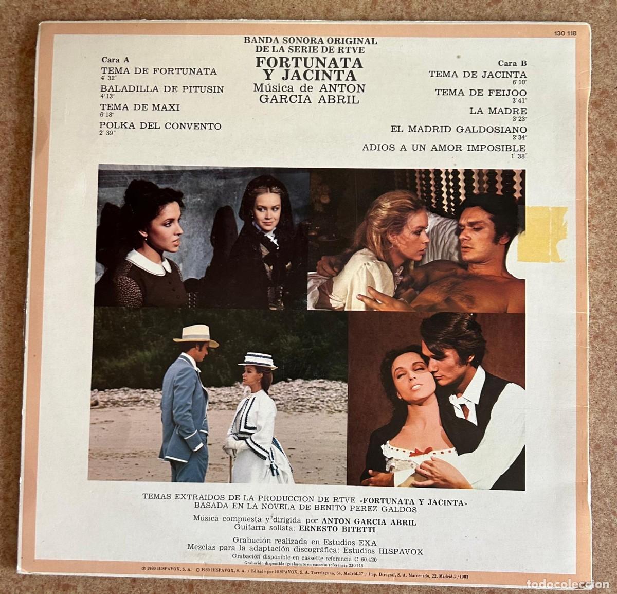 Discos de vinilo: FORTUNATA Y JACINTA - BSO - ANT&Oacute;N GARC&Iacute;A ABRIL - Foto 2