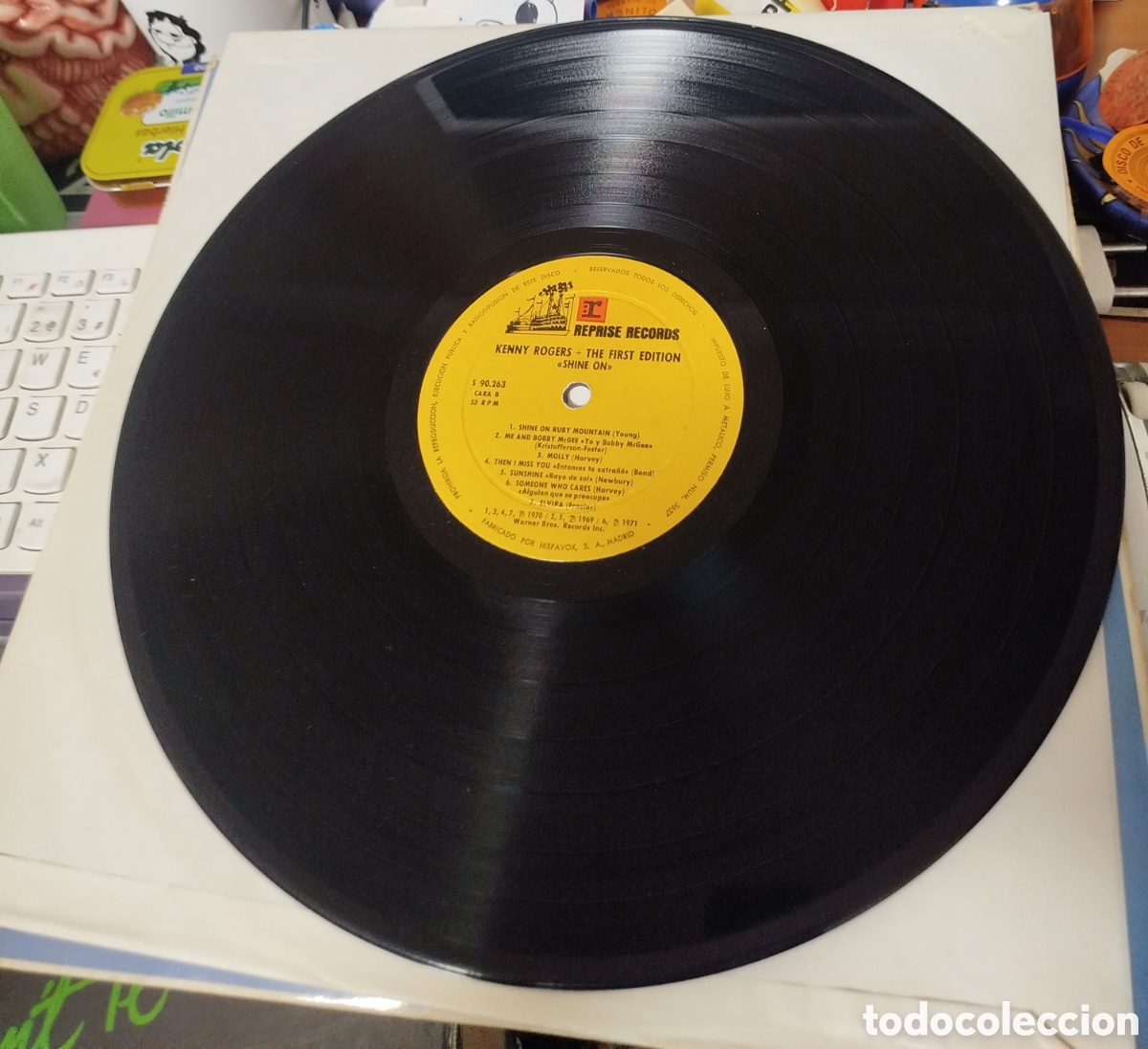 Discos de vinilo: Kenny Rogers & The First Edition - Shine On - Foto 2