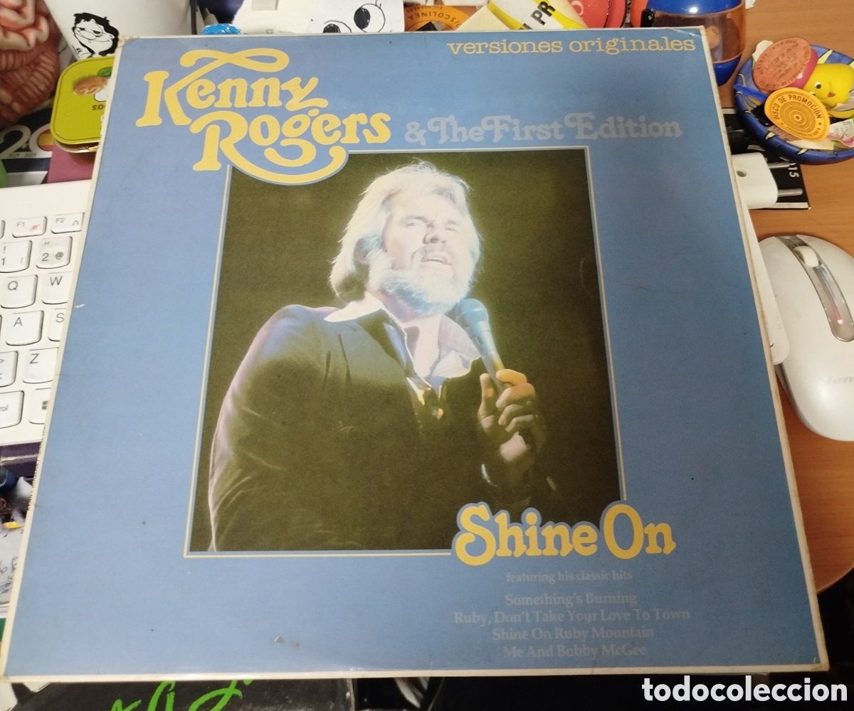 Discos de vinilo: Kenny Rogers & The First Edition - Shine On - Foto 1