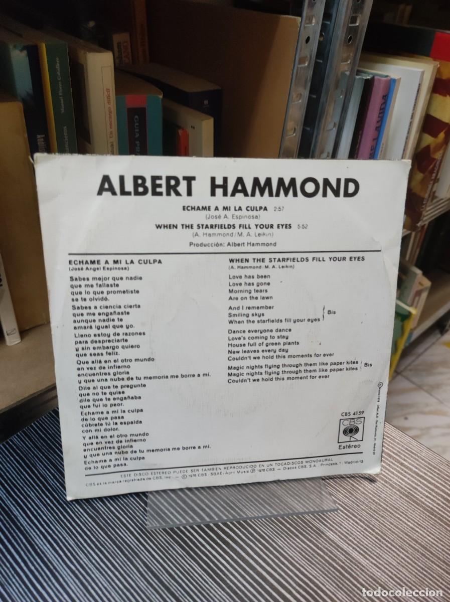 Discos de vinilo: Albert Hammond &ndash; Echame A Mi La Culpa - Foto 2