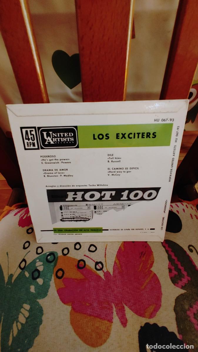 Discos de vinilo: LOS EXCITERS-EP PODEROSO +3-NUEVO - Foto 2