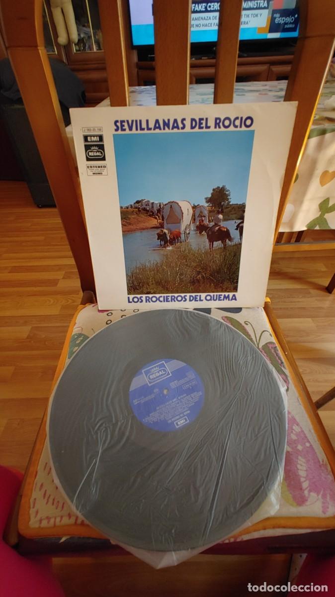 Discos de vinilo: LOS ROCIEROS DEL QUEMA-LP SEVILLANAS DEL ROCIO - Foto 1