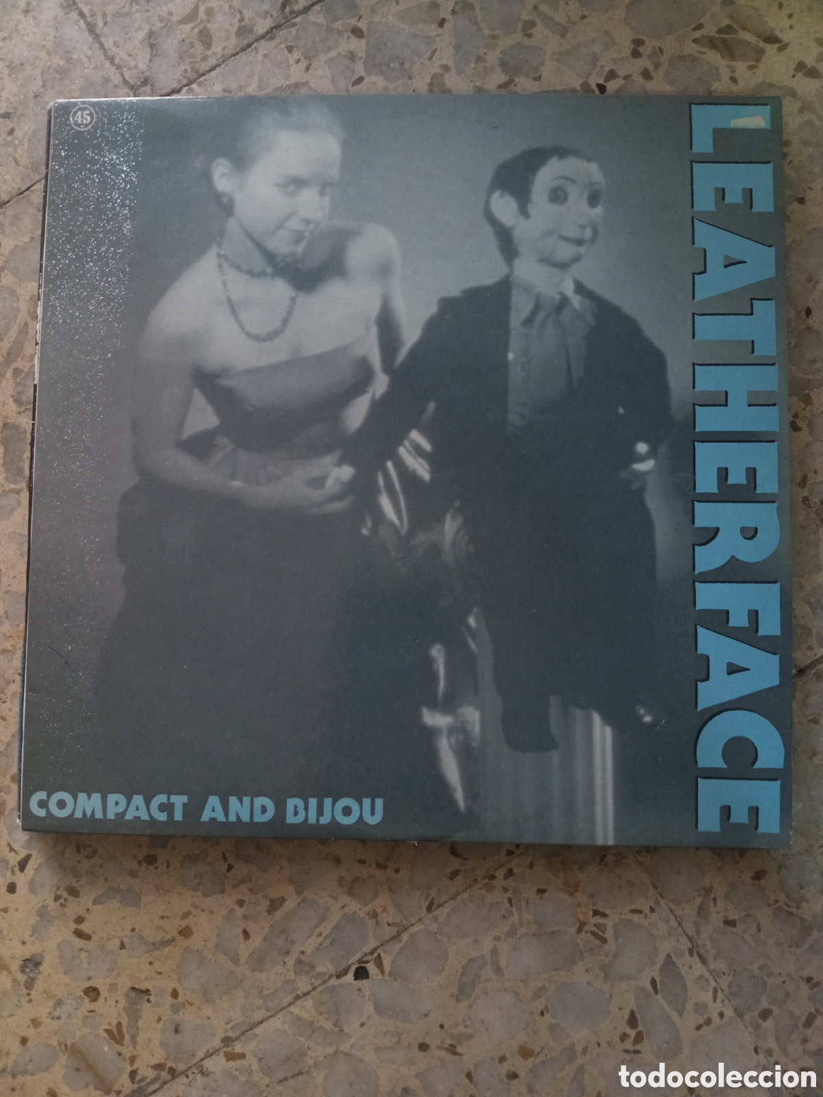 Discos de vinilo: EP 10&rdquo; LEATHERFACE COMPACT AND BIJOU 1992 UK - Foto 1