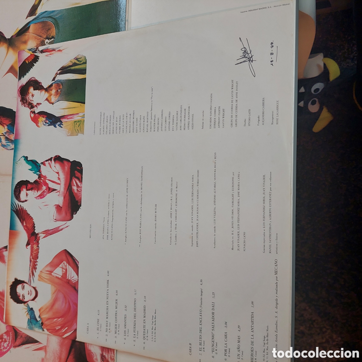 Discos de vinilo: Vinilo Mecano Descanso - Foto 7