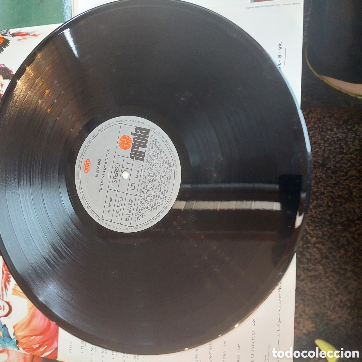 Discos de vinilo: Vinilo Mecano Descanso - Foto 9