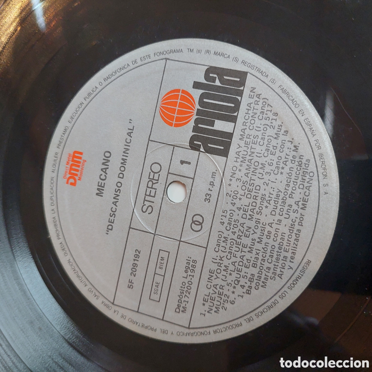 Discos de vinilo: Vinilo Mecano Descanso - Foto 10