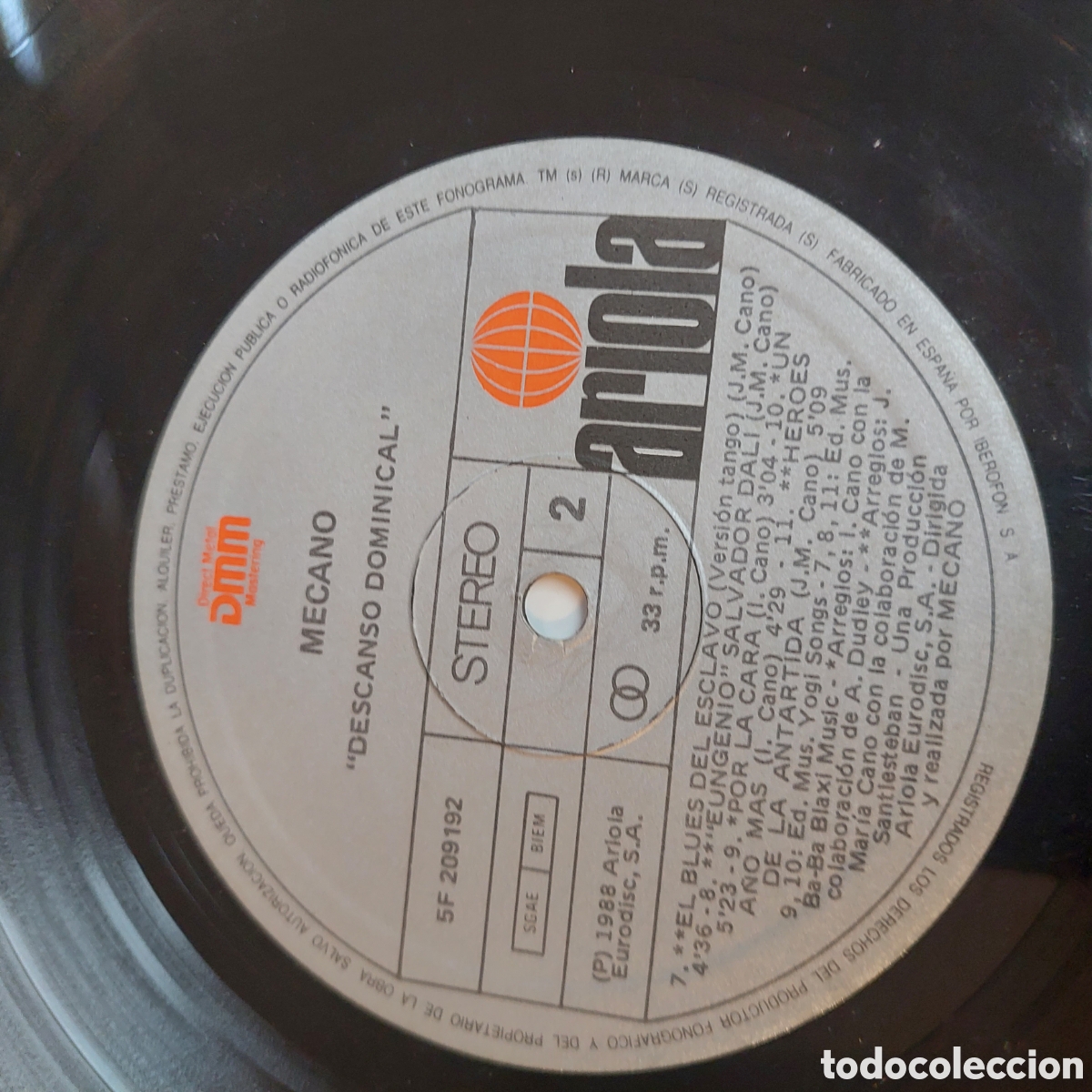 Discos de vinilo: Vinilo Mecano Descanso - Foto 12