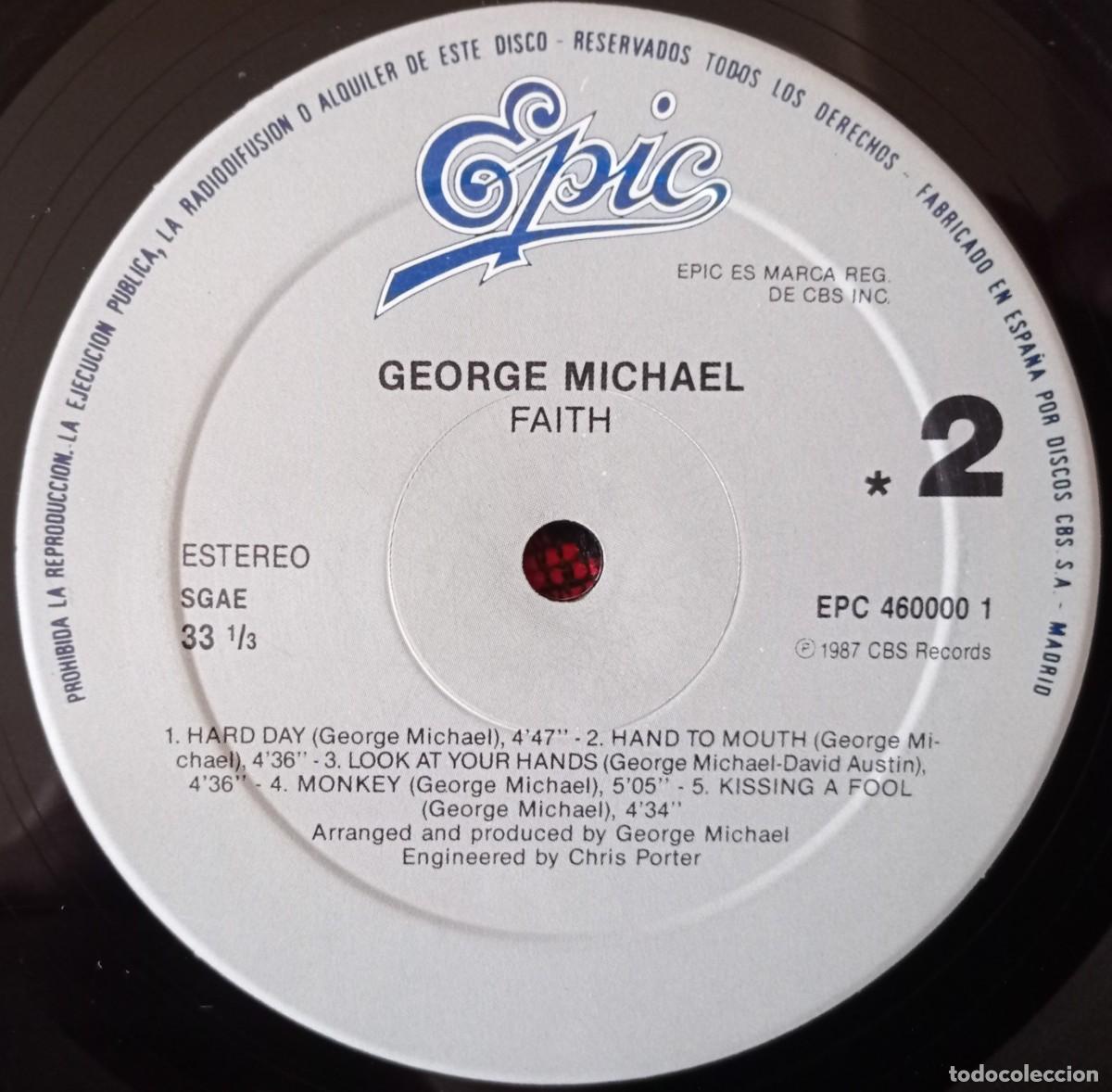 Discos de vinilo: GEORGE MICHAEL ** Faith ** VINILO LP 1987 - Foto 4