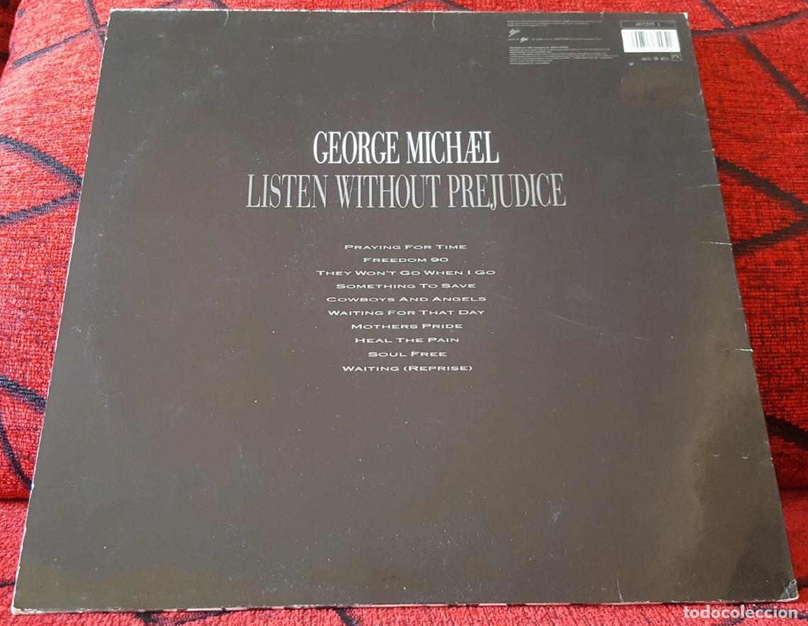 Discos de vinilo: GEORGE MICHAEL **Listen Without Prejudice** VINILO LP 1990 - Foto 2