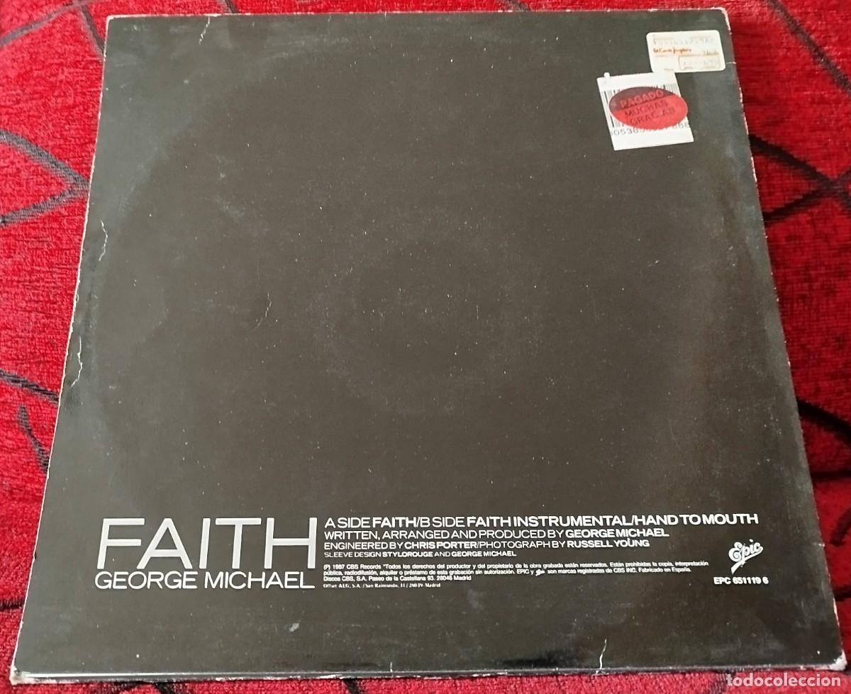 Discos de vinilo: GEORGE MICHAEL ** Faith ** MAXI SINGLE VINILO 1987 - Foto 2