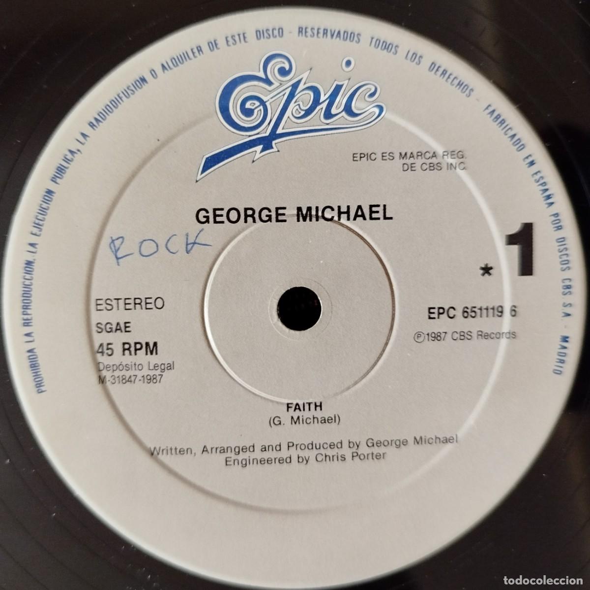 Discos de vinilo: GEORGE MICHAEL ** Faith ** MAXI SINGLE VINILO 1987 - Foto 3
