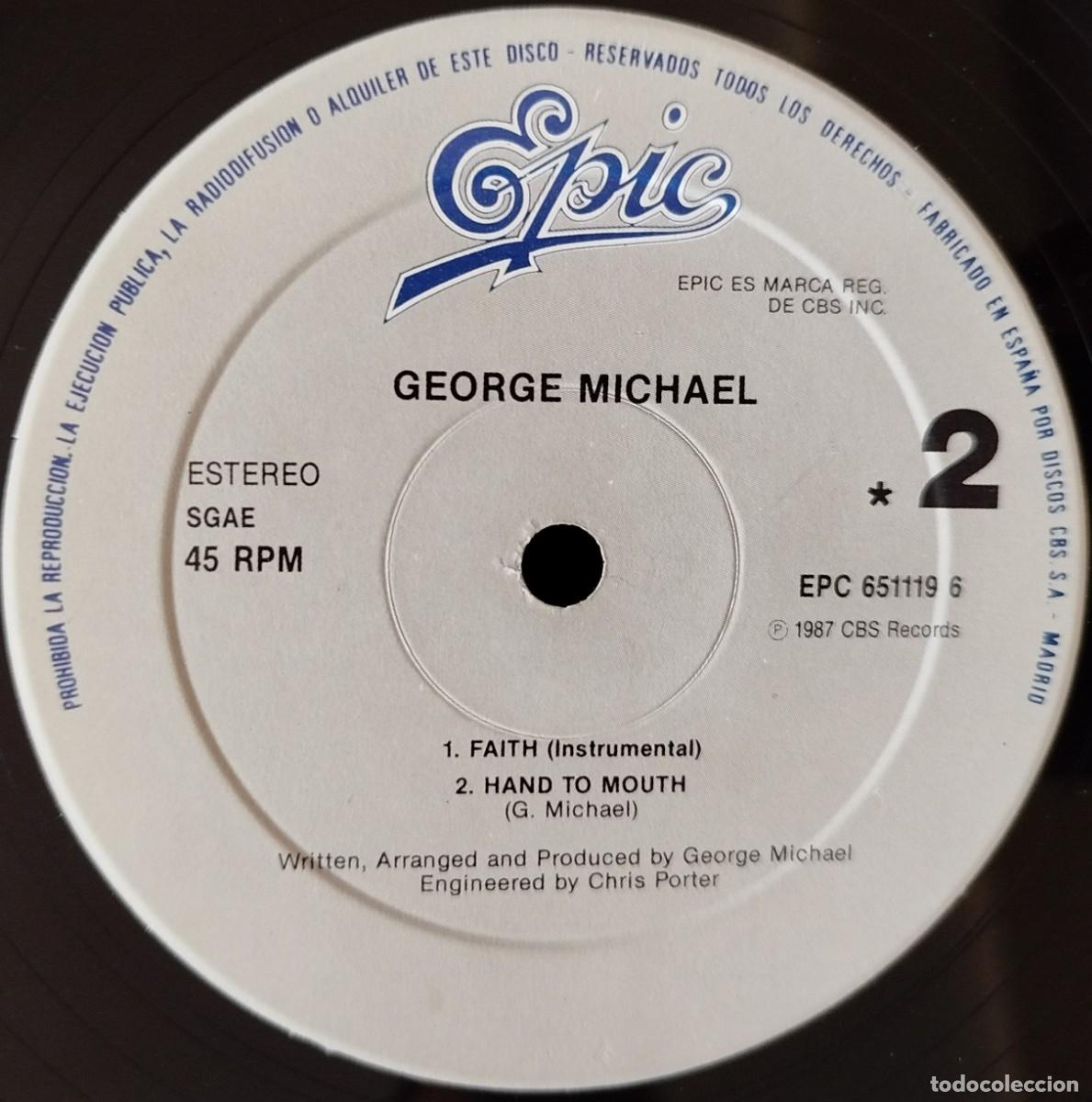 Discos de vinilo: GEORGE MICHAEL ** Faith ** MAXI SINGLE VINILO 1987 - Foto 4