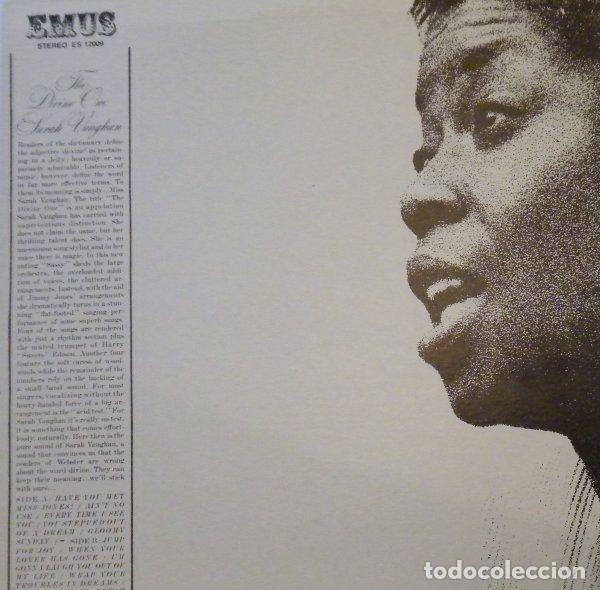 Discos de vinilo: Sarah Vaughan &ndash; The Divine One - Foto 2