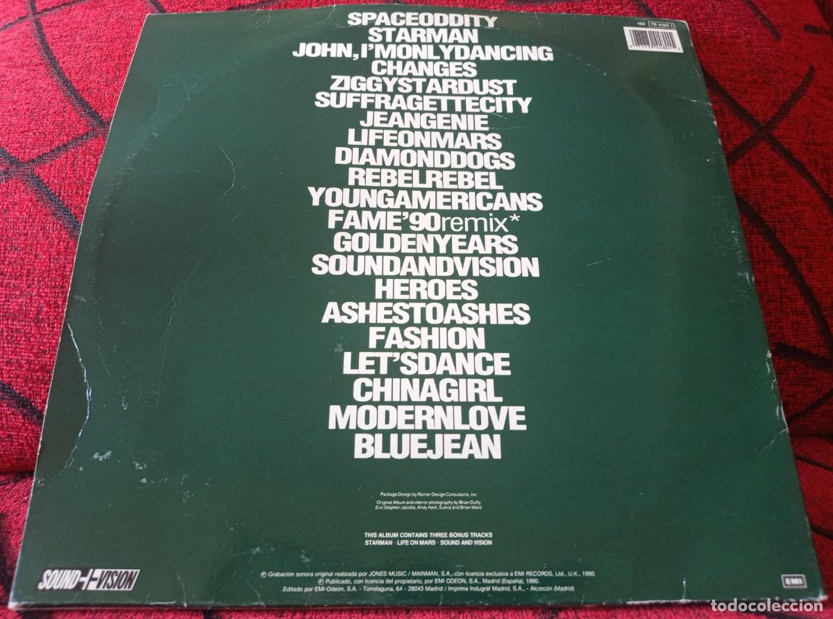 Discos de vinilo: DAVID BOWIE ** Changesbowie ** DOBLE VINILO LP 1990 - Foto 3