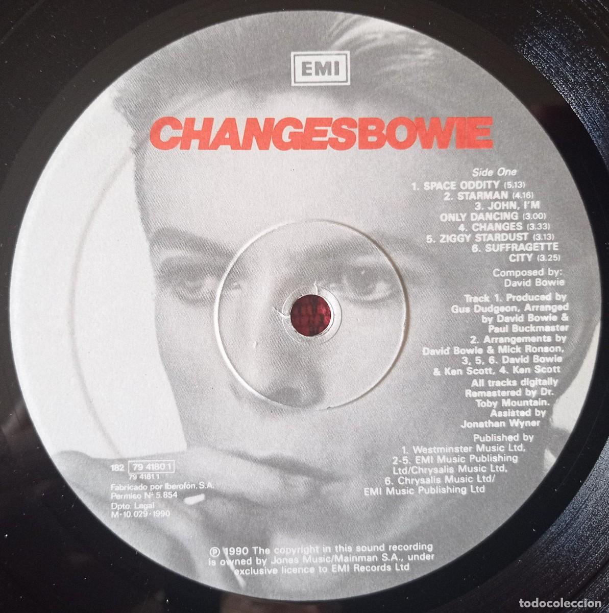 Discos de vinilo: DAVID BOWIE ** Changesbowie ** DOBLE VINILO LP 1990 - Foto 4