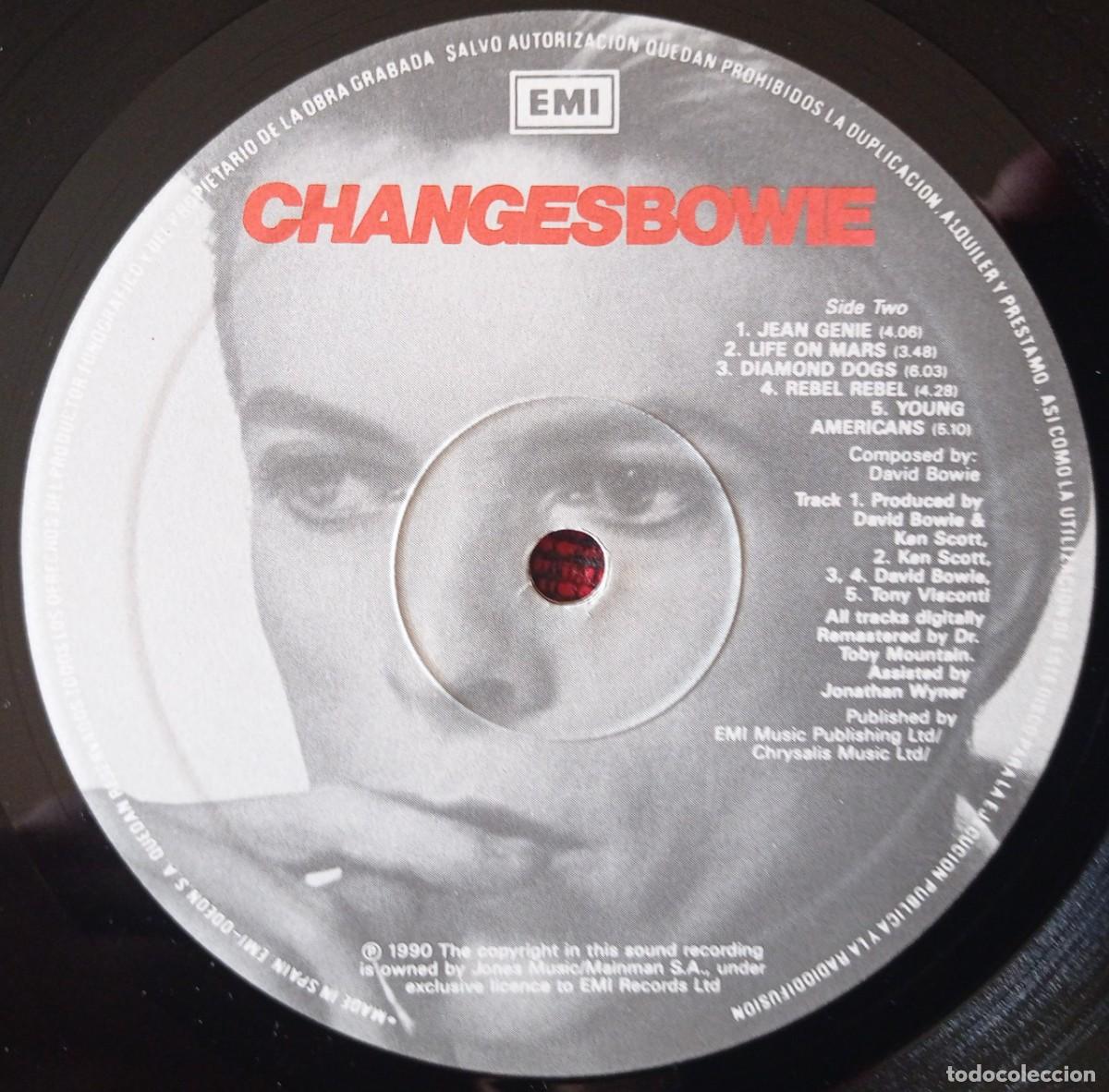 Discos de vinilo: DAVID BOWIE ** Changesbowie ** DOBLE VINILO LP 1990 - Foto 5