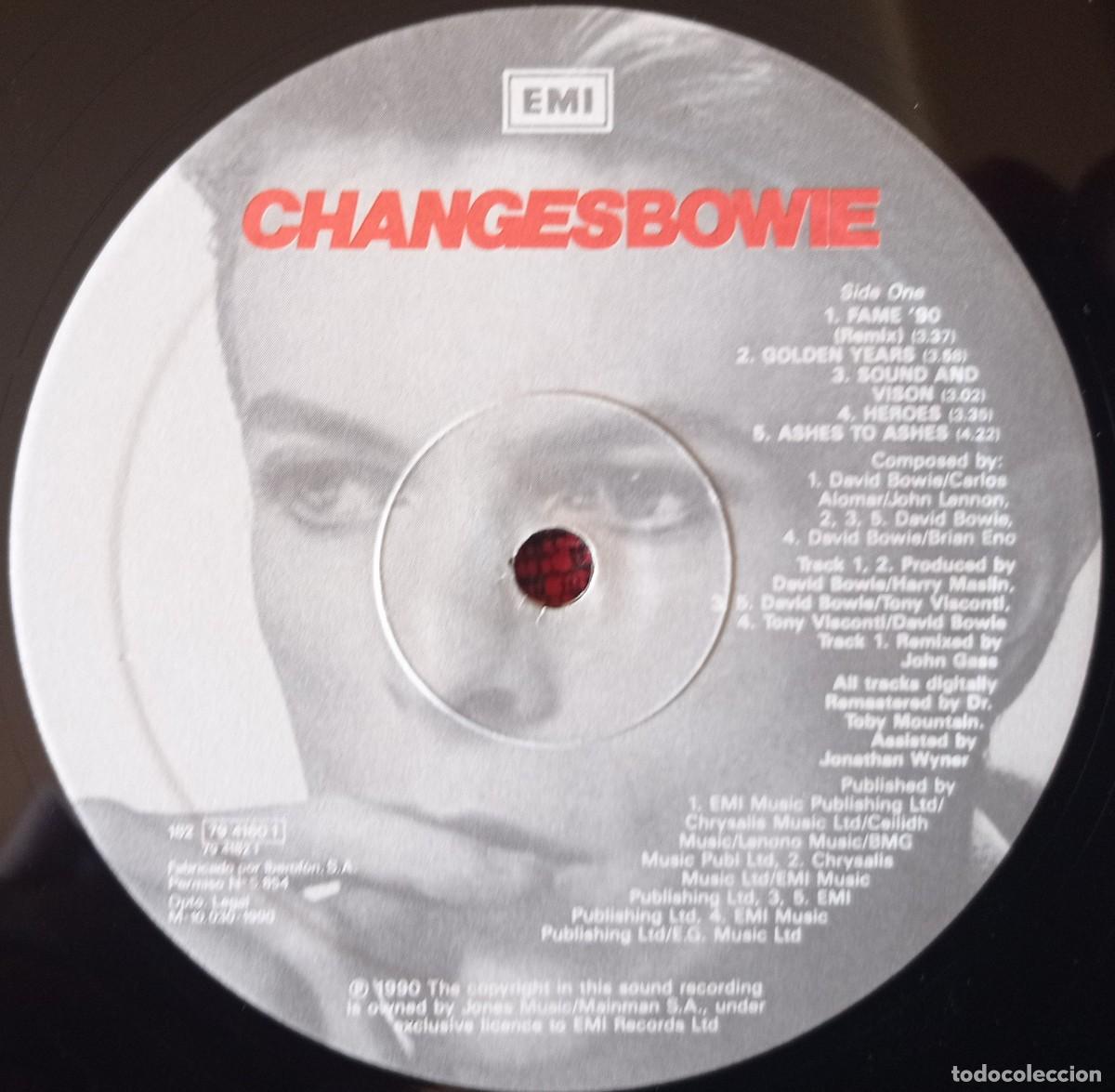 Discos de vinilo: DAVID BOWIE ** Changesbowie ** DOBLE VINILO LP 1990 - Foto 6