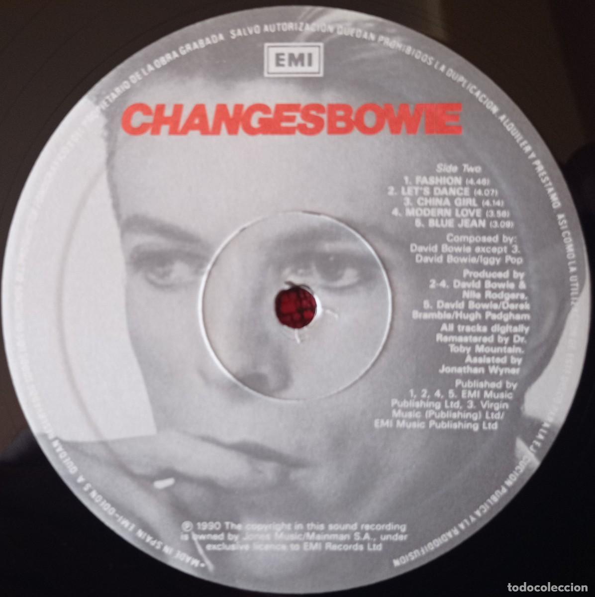 Discos de vinilo: DAVID BOWIE ** Changesbowie ** DOBLE VINILO LP 1990 - Foto 7