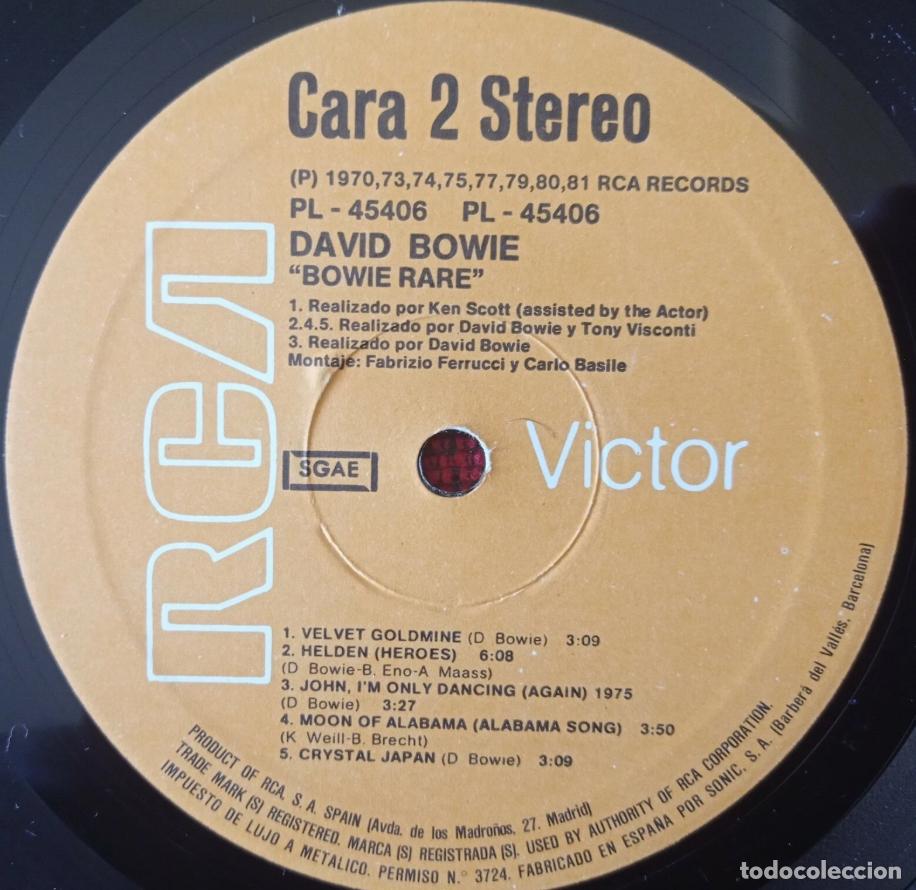 Discos de vinilo: DAVID BOWIE ** Rare ** VINILO LP 1983 - Foto 5