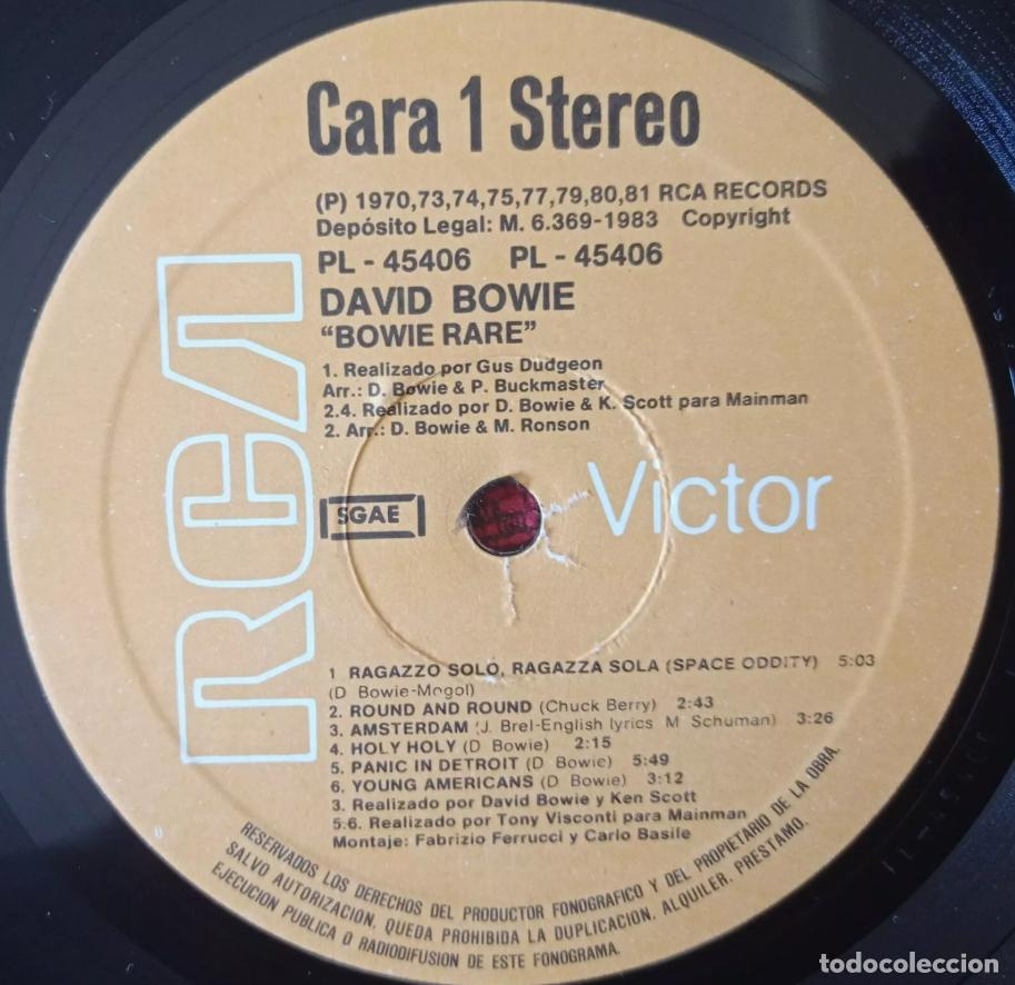 Discos de vinilo: DAVID BOWIE ** Rare ** VINILO LP 1983 - Foto 6