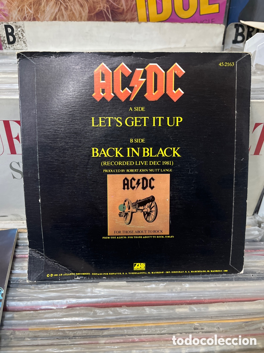 Discos de vinilo: acdc lets get it up acdc - Foto 2