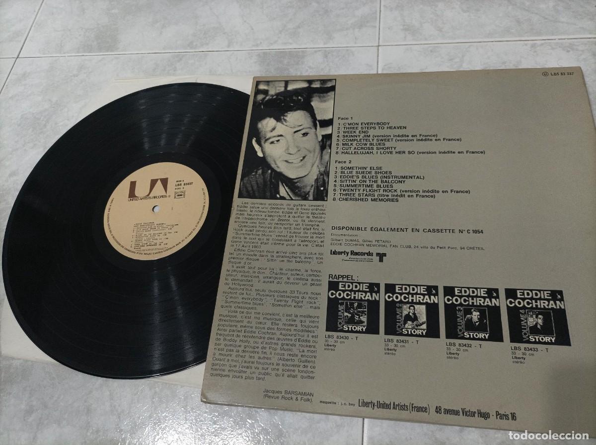 Discos de vinilo: Eddie Cochran Lp rock and roll - Foto 3