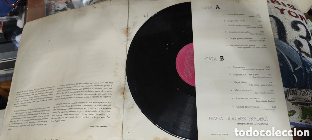 Discos de vinilo: &Eacute;XITOS DE MAR&Iacute;A DOLORES PRADERA VINILO LP - Foto 2