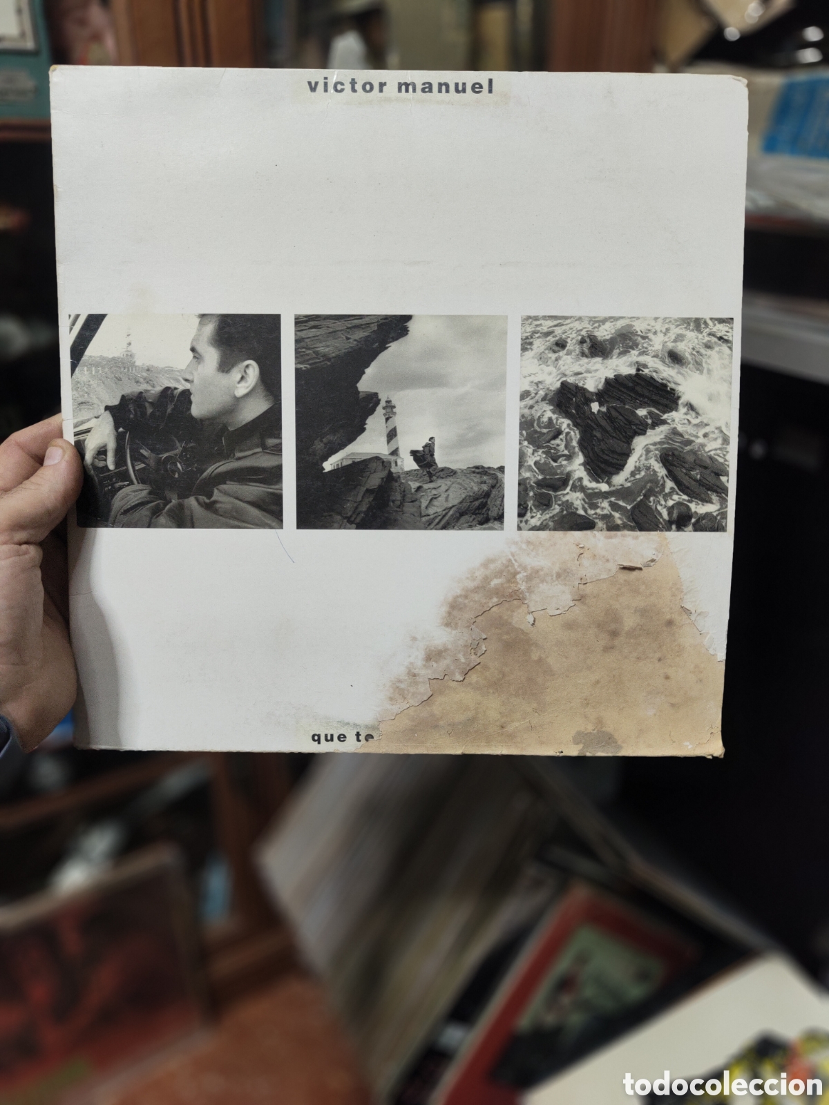 Discos de vinilo: LP VINILO VICTOR MANUEL QUE TE PUEDO DAR - Foto 1