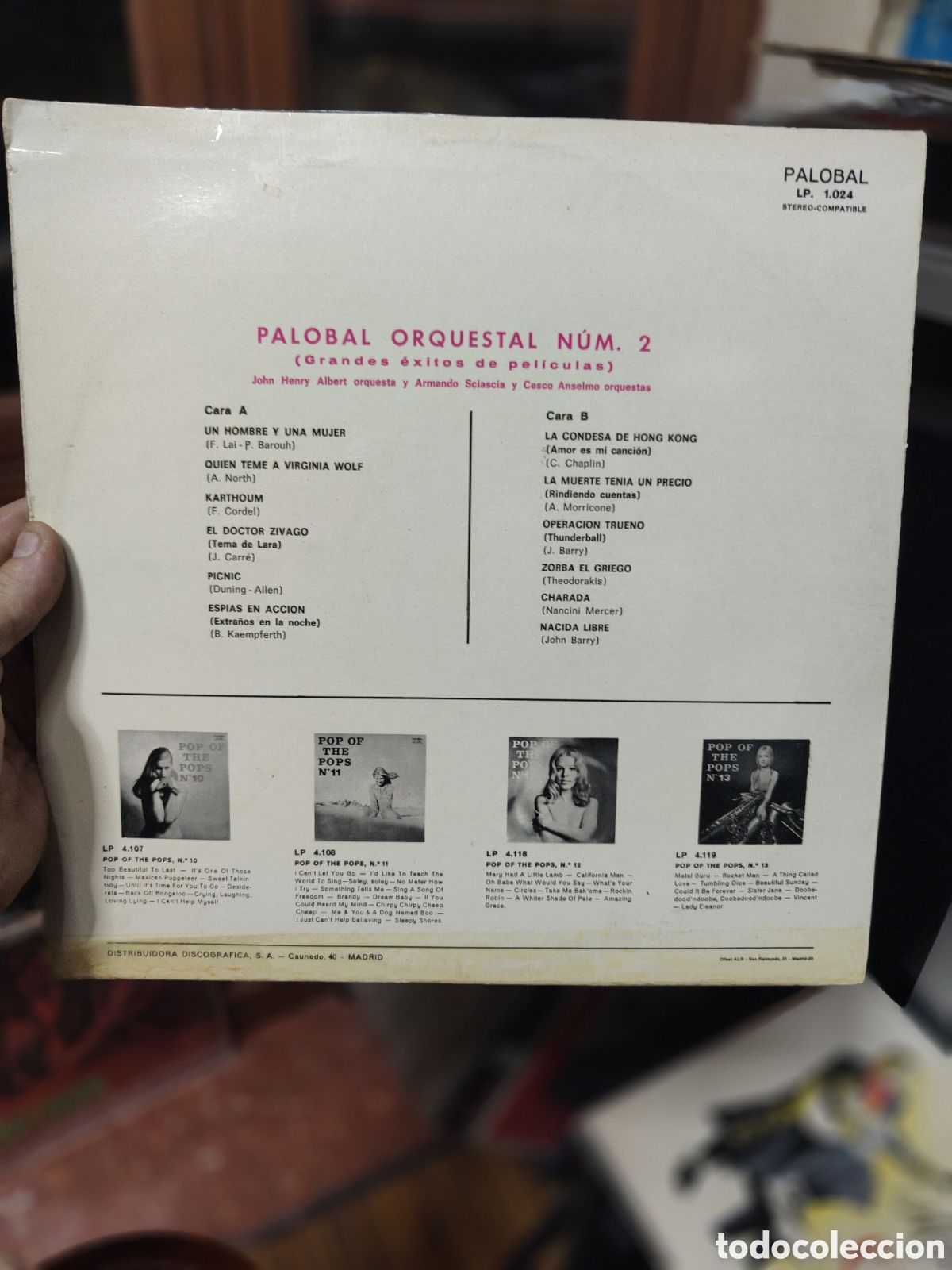 Discos de vinilo: LP VINILO GRANDES &Eacute;XITOS DE PEL&Iacute;CULAS - Foto 2
