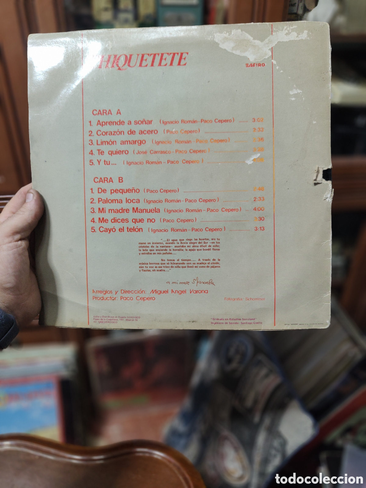 Discos de vinilo: DISCO VINILOS CHIQUETETE APRENDE A SO&Ntilde;AR - Foto 2