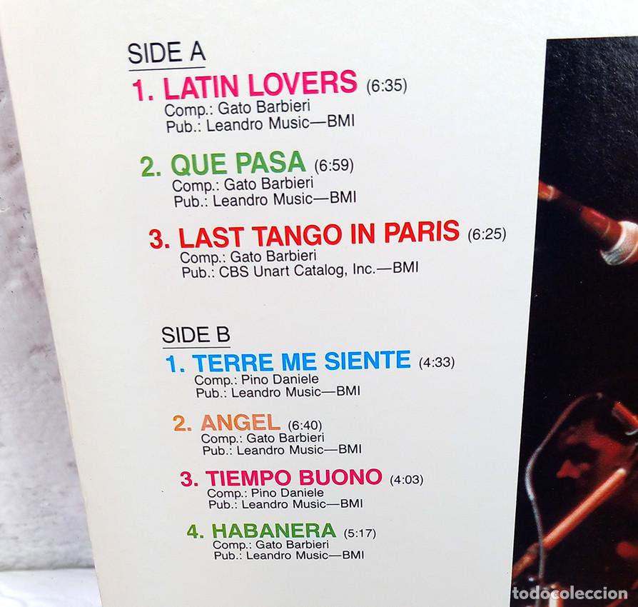 Discos de vinilo: Gato Barbieri. Apasionado. 1985 - Foto 3
