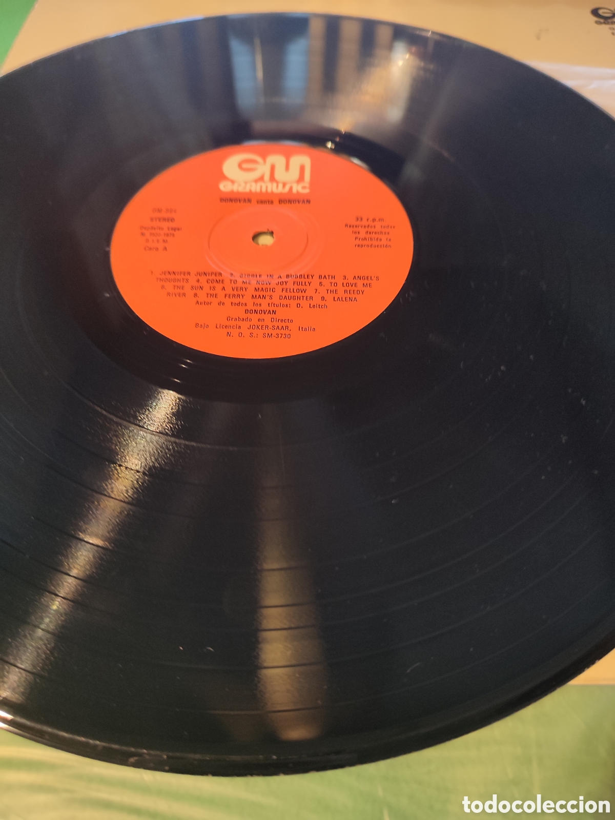 Discos de vinilo: Donovan - Canta Donovan 1975 - Foto 3