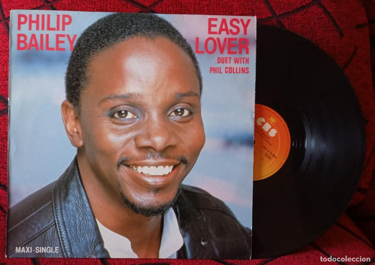 Discos de vinilo: PHILIP BAILEY & PHIL COLLINS ** Easy Lover ** MAXI SINGLE VINILO 1984 - Foto 1