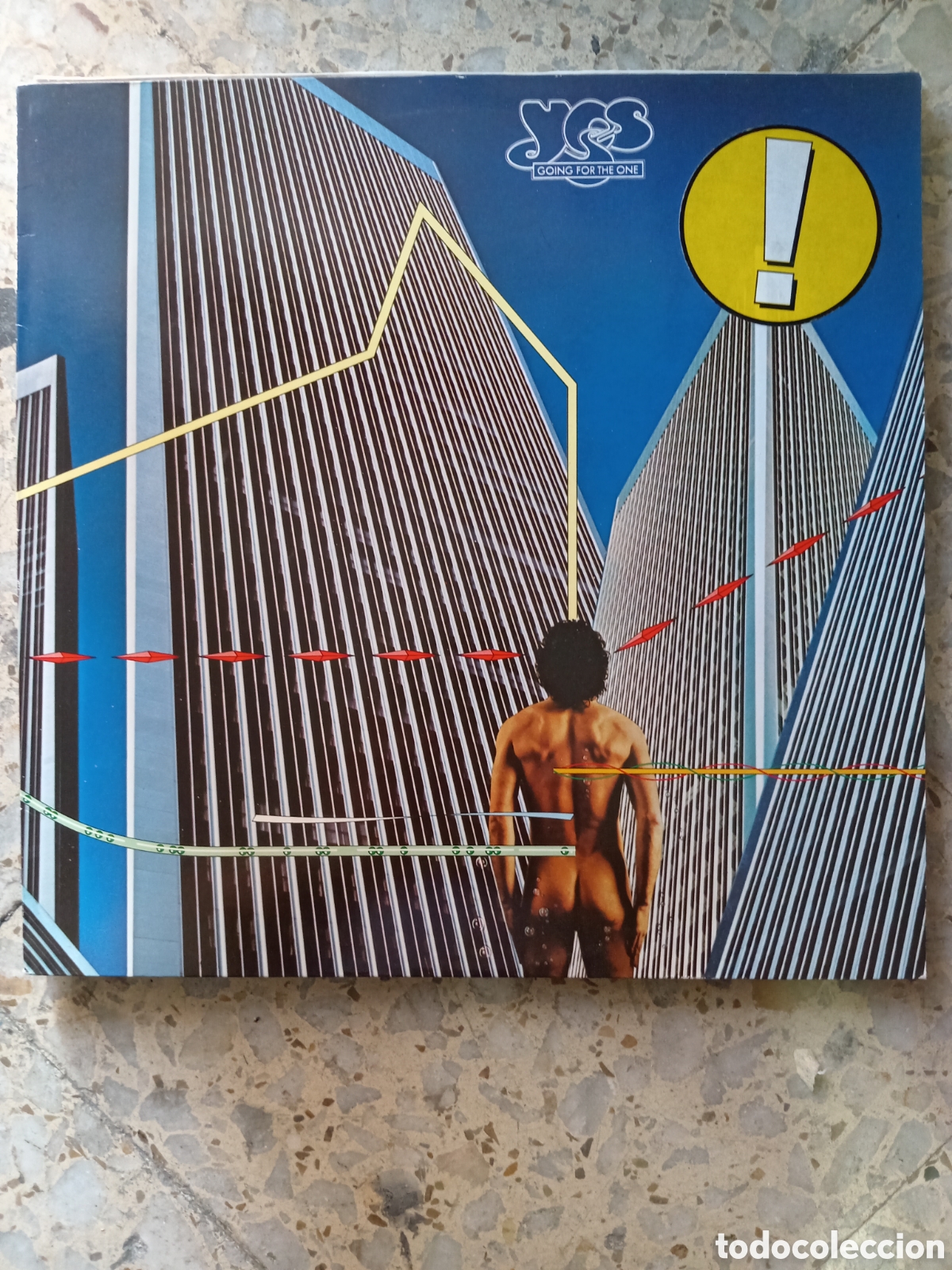 Discos de vinilo: LP YES GOING FOR THE ONE 1977 GERMANY INSERT - Foto 1