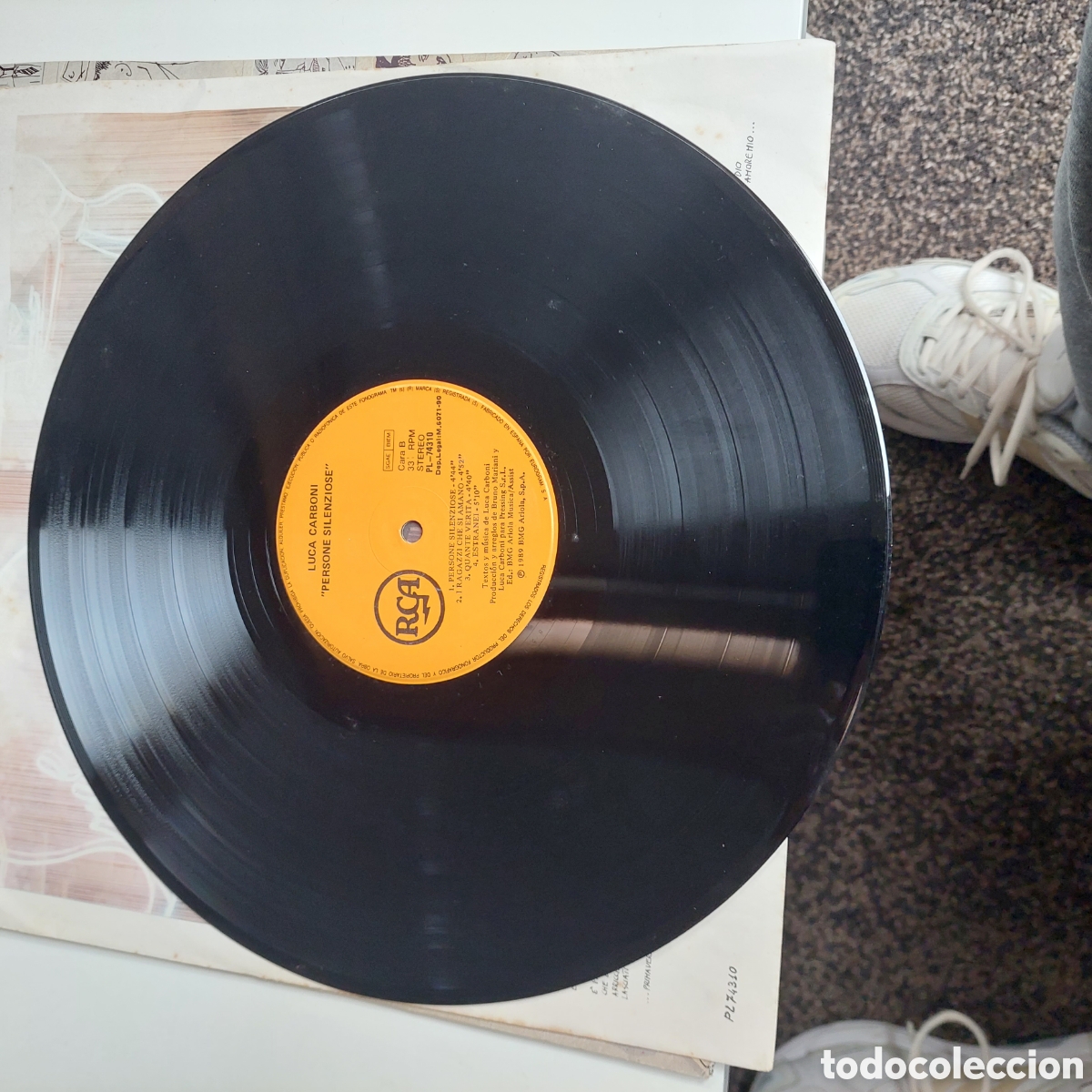Discos de vinilo: Vinilo Luca Carboni 1989 - Foto 6
