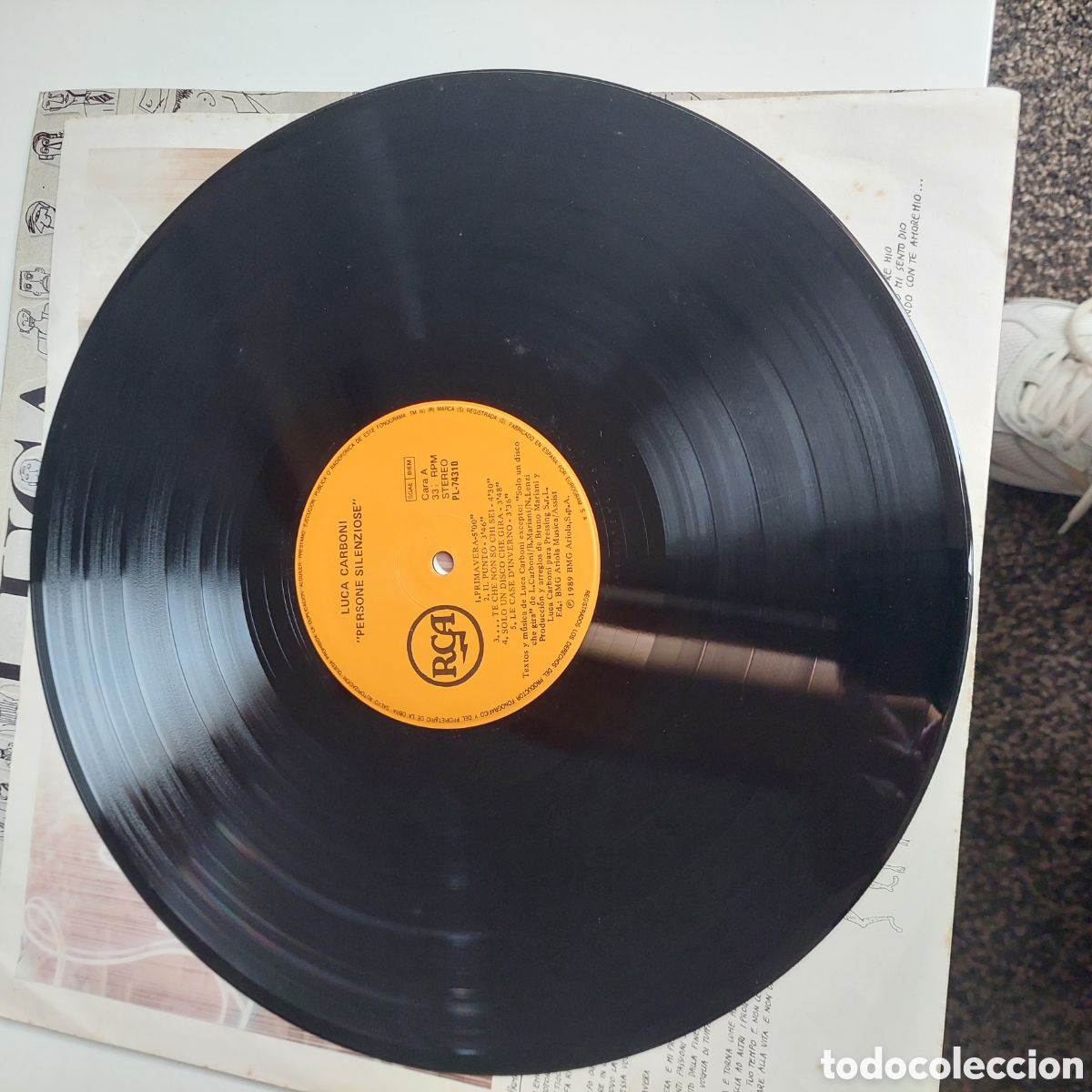 Discos de vinilo: Vinilo Luca Carboni 1989 - Foto 7