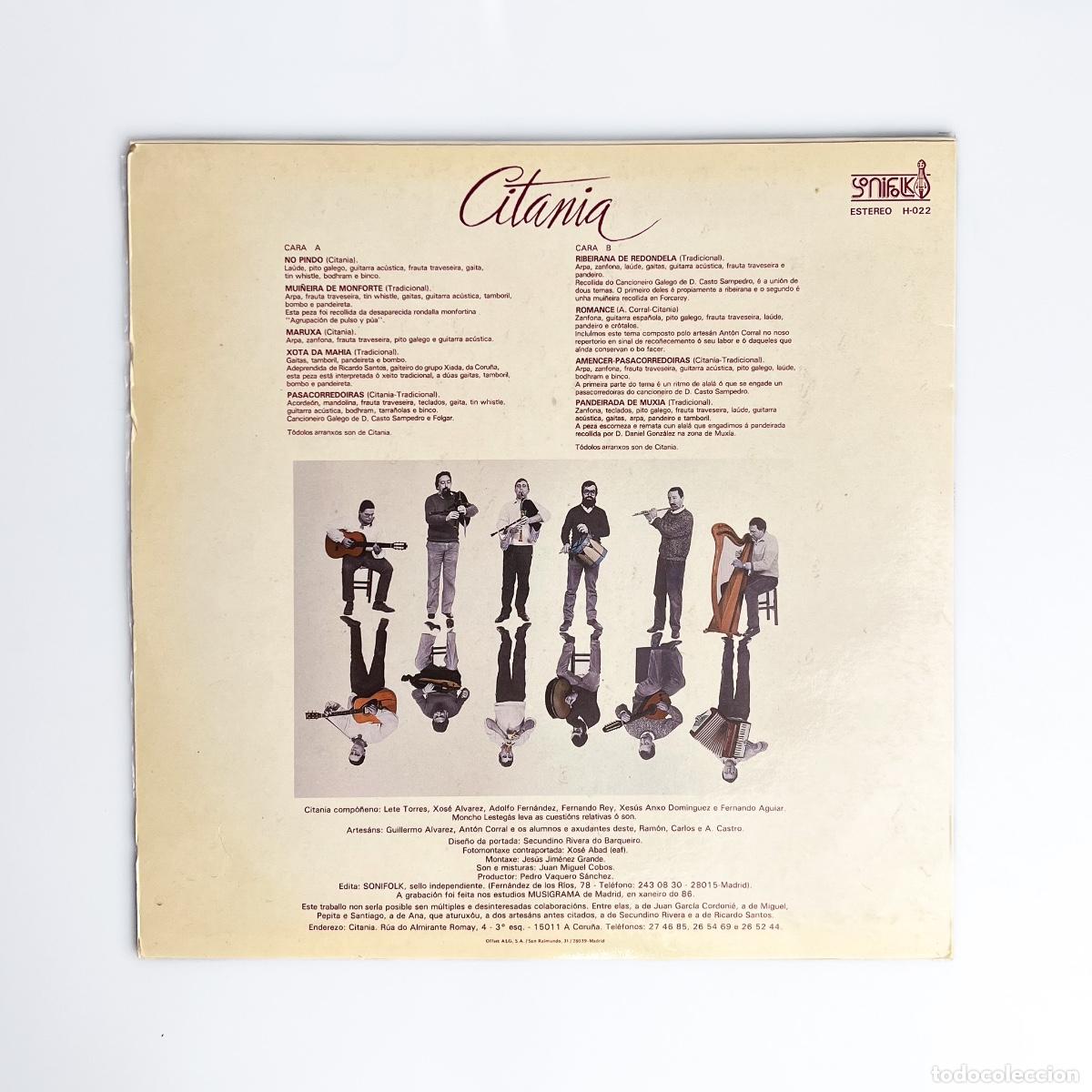 Discos de vinilo: LP. Citania. Citania (VG+/VG+) - Foto 2