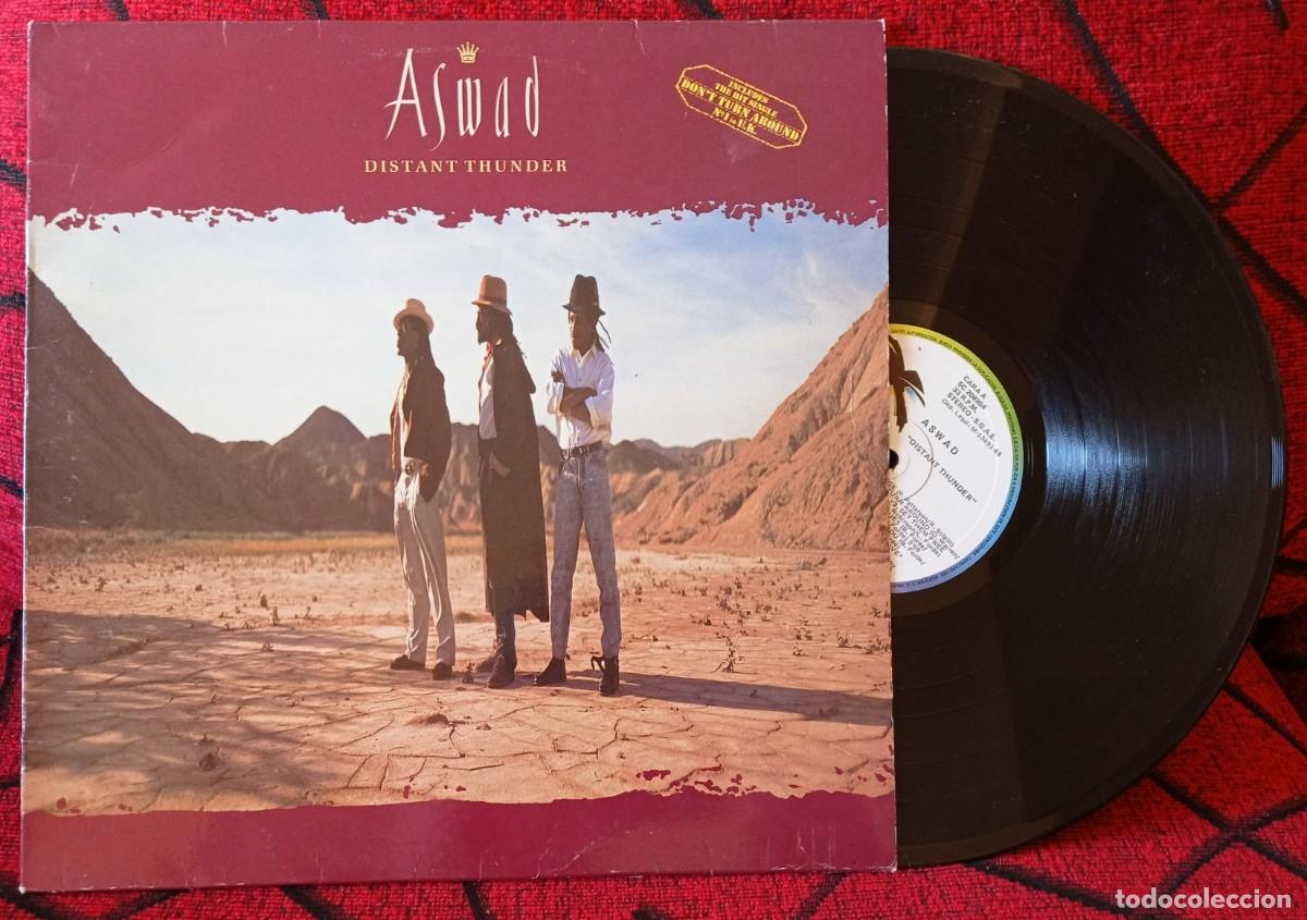 Discos de vinilo: ASWAD ** Distant Thunder ** VINILO LP 1988 - Foto 1