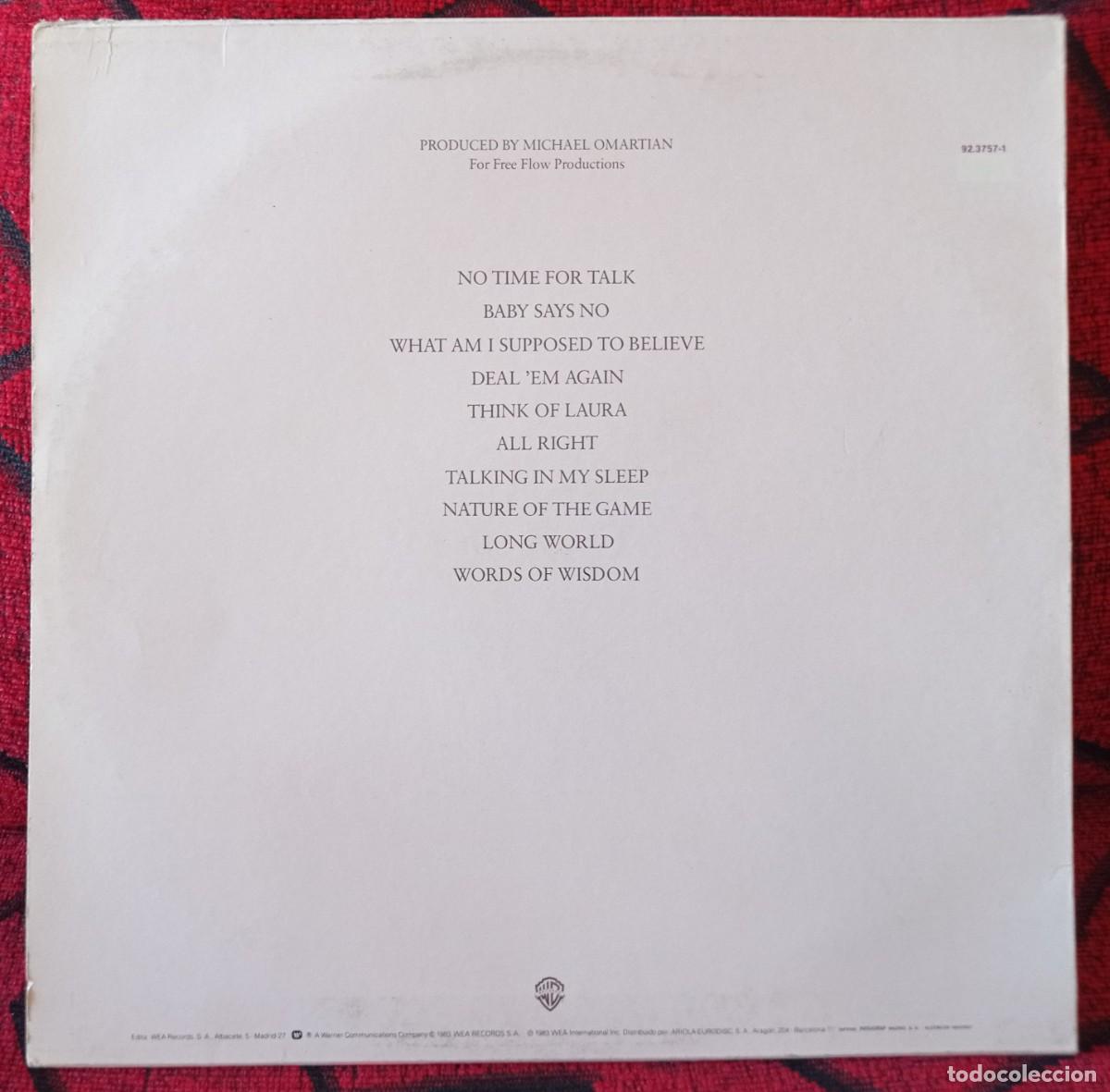 Discos de vinilo: CHRISTOPHER CROSS ** Another Page ** VINILO LP 1983 - Foto 2