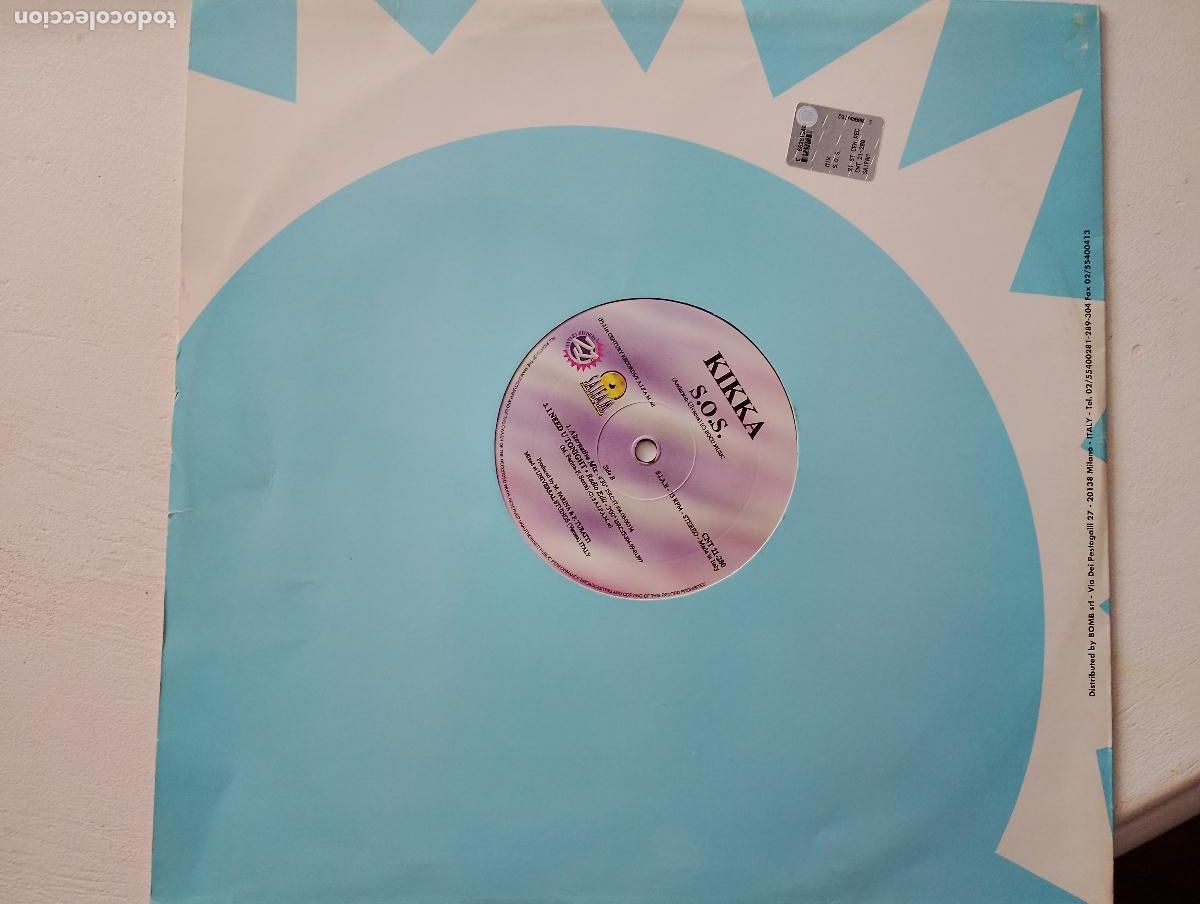 Discos de vinilo: Kikka &lrm;&ndash; S.O.S. Electronic 2000 - Foto 2