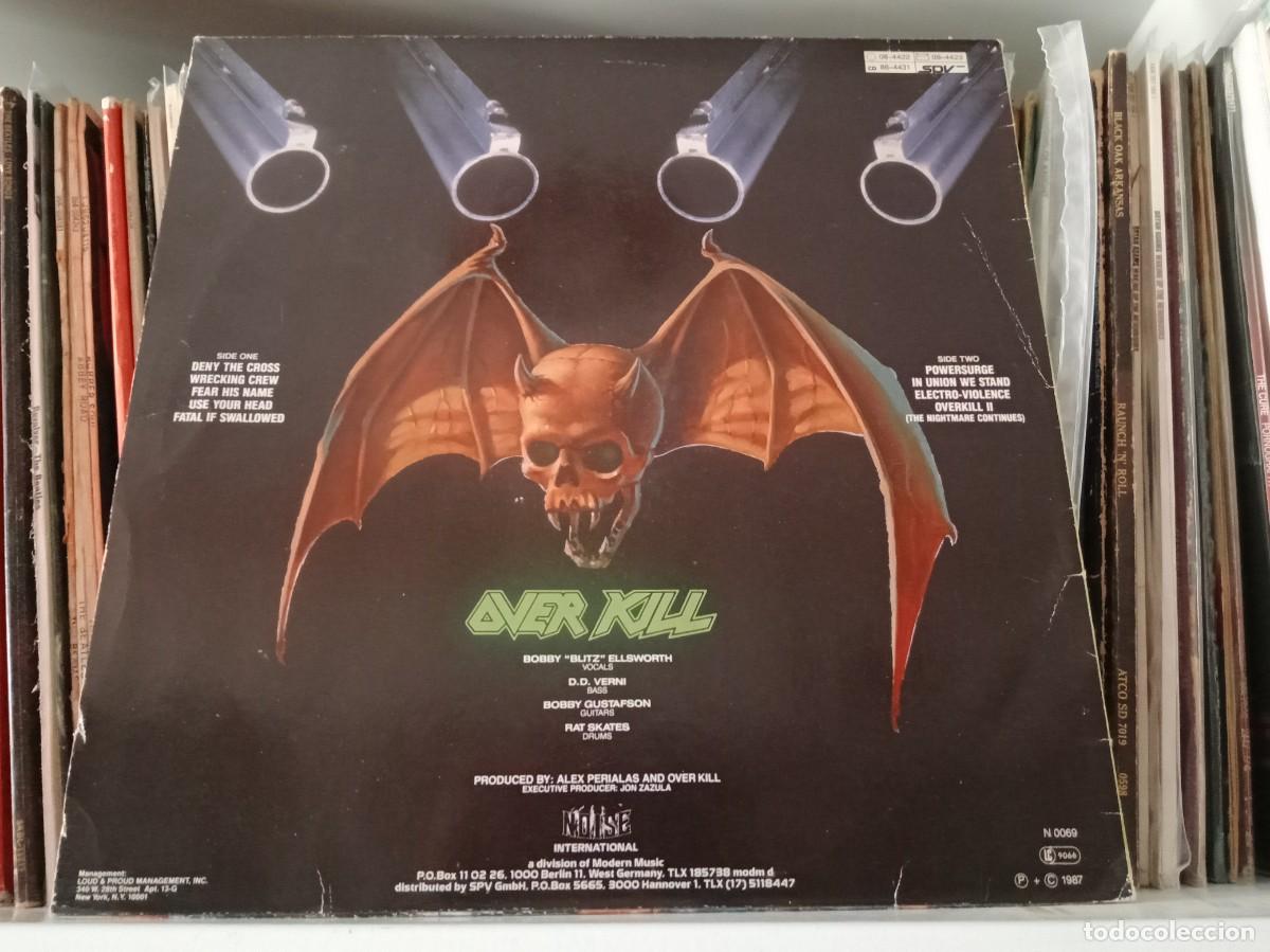 Discos de vinilo: Overkill &lrm;&ndash; Taking Over - lp Germany 1987 - Foto 2