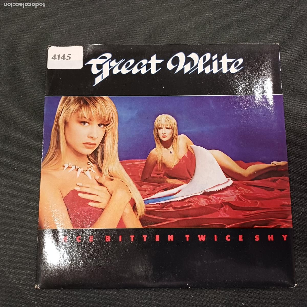 Discos de vinilo: GREAT WHITE/ONCE BITTEN TWICE SHY/SINGLE. - Foto 1