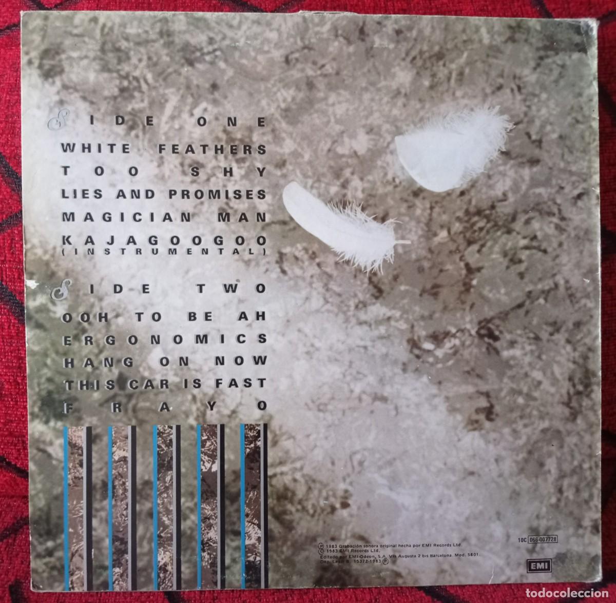 Discos de vinilo: KAJAGOOGOO ** White Feathers ** VINILO LP ORIGINAL 1983 - Foto 2