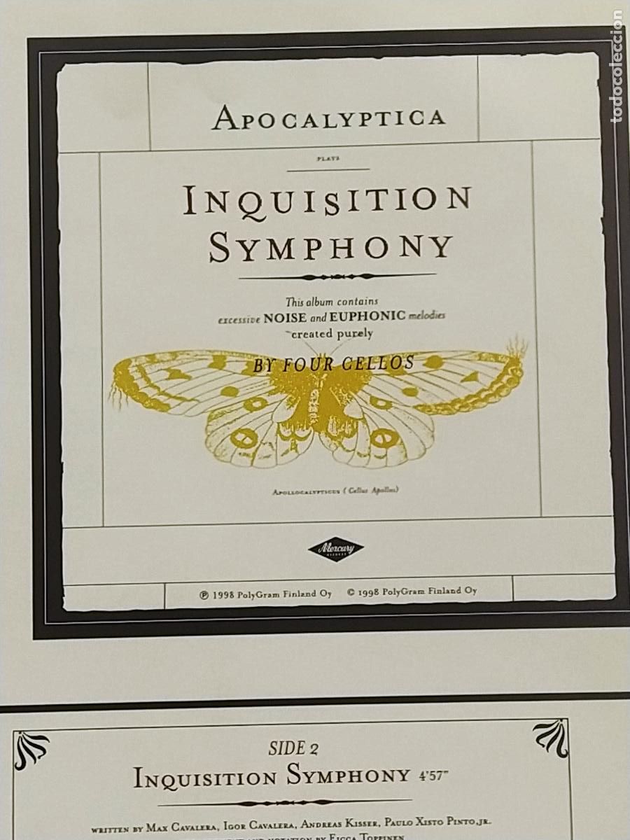Discos de vinilo: Inquisition Symphony APOCALYPTICA - Foto 9