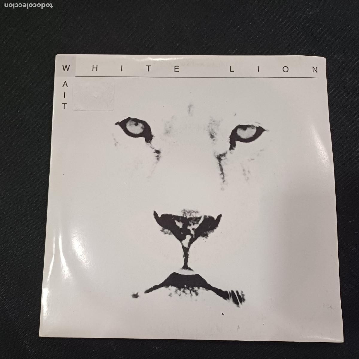Discos de vinilo: WHITE LION/WAIT/SINGLE PROMOCIONAL. - Foto 1
