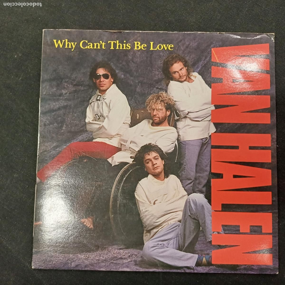 Discos de vinilo: VAN HALEN/WHY CANT THIS BE LOVE/SINGLE. - Foto 1