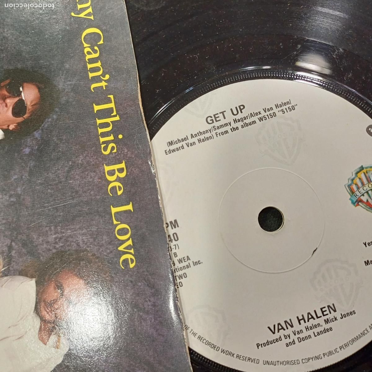 Discos de vinilo: VAN HALEN/WHY CANT THIS BE LOVE/SINGLE. - Foto 2